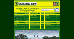 Desktop Screenshot of novomestskykuryr.info