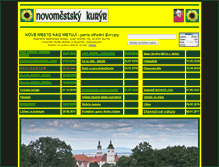 Tablet Screenshot of novomestskykuryr.info